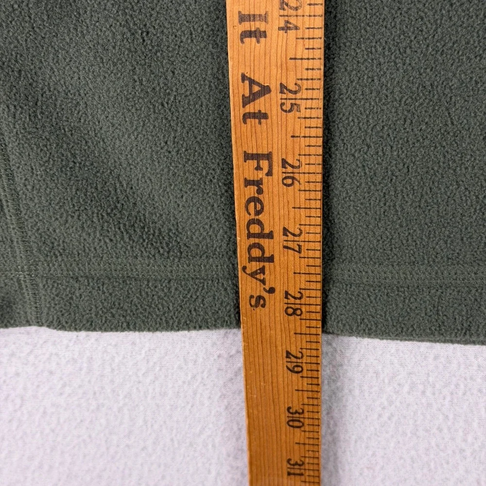 The North‎ Face 100 Glacier 1/4 Zip Fleece Pullover Mens Large Green Lightweight